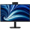 Monitor Profesional Philips 24B2N3200JH 23.8'/ Full HD/ Webcam/ Multimedia/ Regulable en altura/ Negro