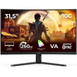 Monitor Gaming Curvo AOC C32G42ZE 31.5'/ Full HD/ 0.3ms/ 240Hz/ VA/ Negro