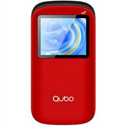 Teléfono Móvil Qubo P-190RD 4G para Personas Mayores/ Rojo