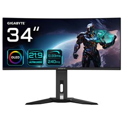MONITOR GAMING GIGABYTE MO34WQC2 34" 3440X1440 VA 2K