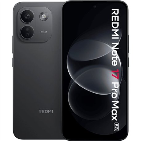 Smartphone Xiaomi Redmi Note 17 Pro Max 8GB/ 256GB/ 6.83'/ 5G/ Negro