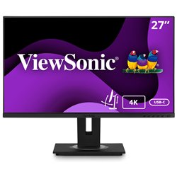 MONITOR VIEWSONIC 27" UHD IPS HDMI DP-INOUT USB-C RJ45 USB MULTI ERGO PIVOT