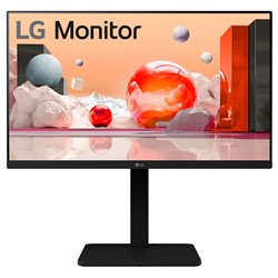 MONITOR LG 24BA560-B 24" LED FULL HD 5MS NEGRO USB HDMI VGA DP ALTAVOZ REGULABLE