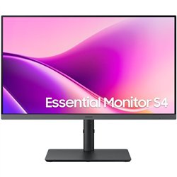 Monitor Profesional Samsung Essential Monitor S4 S43UF S27F430UAU/ 27'/ Full HD/ Regulable en altura/ Negro