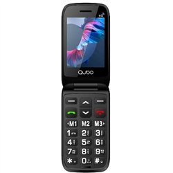 Teléfono Móvil Qubo P-221RD 4G para Personas Mayores/ Rojo