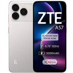 Smartphone ZTE A57 4GB/ 128GB/ 6.75'/ Plata