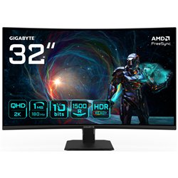 MONITOR GAMING GIGABYTE GS32QCA 31.5" 2560X1440 QHD
