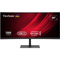 MONITOR VIEWSONIC 34" QHD CURVO HDMI DP 65W USB-C USB RJ45 MULTI AJUS.ALTURA