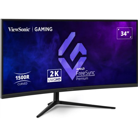 MONITOR VIEWSONIC 34" 21:9, 3440 x 1440, VA, 1500R curved gaming monitor, 180Hz, 1ms MPRT