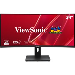 MONITOR VIEWSONIC 34" 21:9, 3440 x 1440, SuperClear® IPS curve monitor, HDMI, DisplayPort, USB, USB-