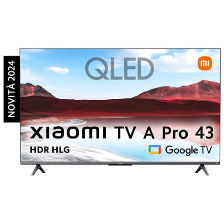 TV XIAOMI ELA5483EU A PRO 2025 43" QLED GOOGLE TV NEGRO USB 2.0 LAN HDMI X3