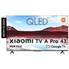TV XIAOMI ELA5483EU A PRO 2025 43" QLED GOOGLE TV NEGRO USB 2.0 LAN HDMI X3