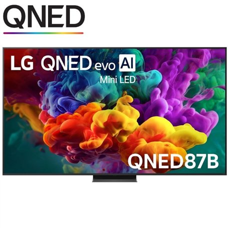 Televisor LG QNED evo AI QNED87 Mini LED 86QNED87B6A 86'/ Ultra HD 4K/ Smart TV/ WiFi