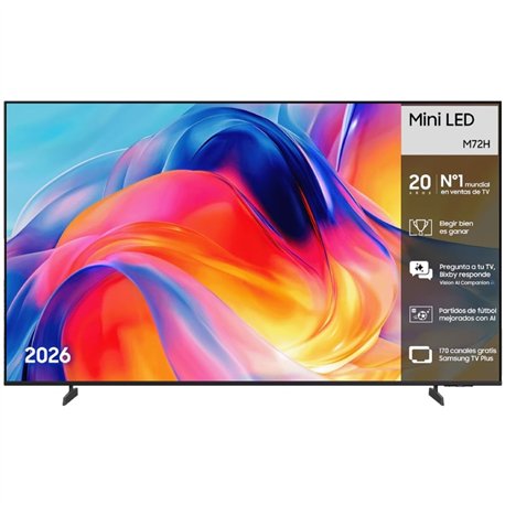 Televisor Samsung Mini LED M72H 43'/ Ultra HD 4K/ Smart TV/ WiFi