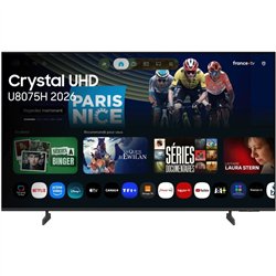 Televisor Samsung Crystal 4K AI U8075H 75'/ Ultra HD 4K/ Smart TV/ WiFi