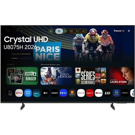Televisor Samsung Crystal 4K AI U8075H 75'/ Ultra HD 4K/ Smart TV/ WiFi