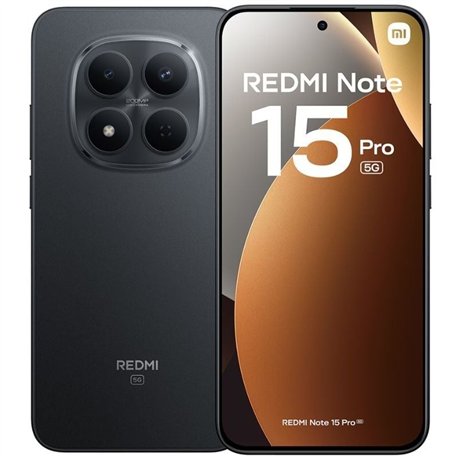 Smartphone Xiaomi Redmi Note 15 Pro 8GB/ 512GB/ 6.83'/ 5G/ Negro