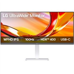Monitor Profesional Ultrapanorámico LG 34BF550B-W 34'/ WFHD/ Multimedia/ Regulable en altura/ Blanco