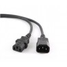 CABLE ALIMENTACION GEMBIRD EXTENSION C13 MACHO A C13 HEMBRA 1,8M