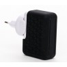CARGADOR BLUESTORK UNIVERSAL SIN CABLE 4 PUERTOS USB 2,1A NEGRO
