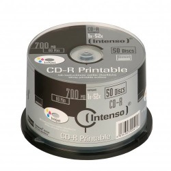 Intenso CD-R 700MB / 80min printable CD-R 700MB 50pieza(s)