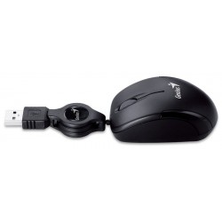 Genius Micro Traveler V2 USB Óptico 1000DPI Negro ratón