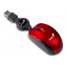 Genius Micro Traveler V2 USB Óptico 1000DPI Rojo ratón