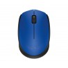 Logitech M171 RF inalámbrico Óptico 1000DPI Ambidextro Negro, Azul ratón