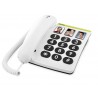 TELÉFONO FIJO DORO PHONE EASY 331PH 1 BLANCO
