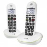 TELÉFONO FIJO DORO PHONE EASY 110 2 INALÁMBRICO BLANCO