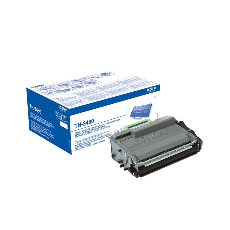 TONER BROTHER TN3480 NEGRO MFCL5750 6300DW MFCL6800DW MFCL6900DW 8000PAG