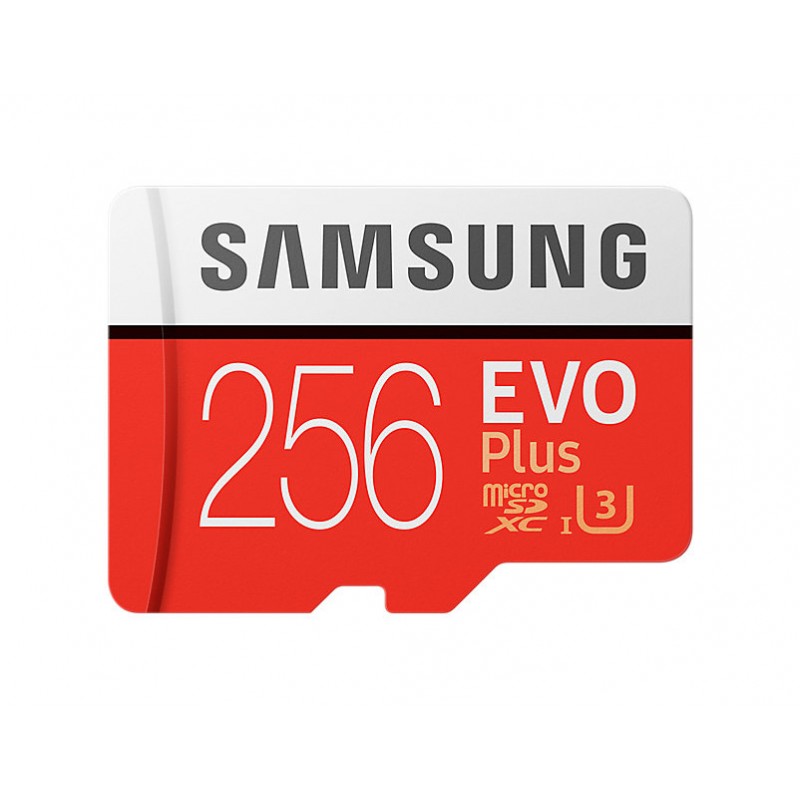 MICRO SD SAMSUNG EVO+ 256GB C10 C/ADPT R100/W90