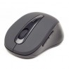 Gembird MUSWB2 Bluetooth Óptico 1600DPI mano derecha Negro, Gris ratón