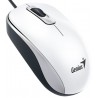 Genius DX-110 USB Óptico 1000DPI Ambidextro Blanco ratón