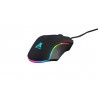 The G-Lab Kult Promethium USB Laser 8200DPI mano derecha Negro ratón