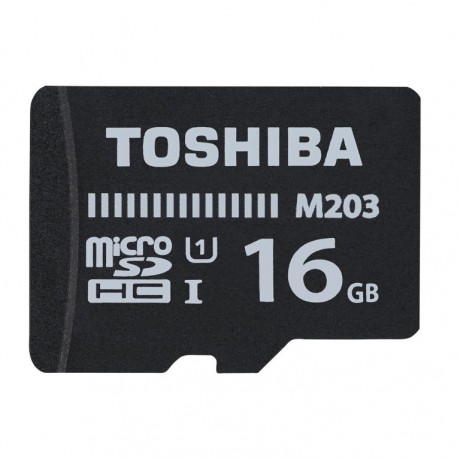 MICRO SD TOSHIBA 16GB M203 UHS-I C10 R100 CON ADAPTADOR