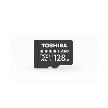 MICRO SD TOSHIBA 128GB M203 UHS-I C10 R100 CON ADAPTADOR