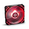 VENTILADOR CAJA NOX H-FAN LED 120MM NEGRO LED ROJO