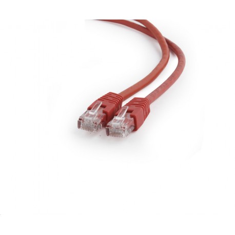 Gembird PP6U-3M/R U/UTP (UTP) Rojo Cat6 cable de red