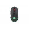 BG Hellcat USB Óptico 4800DPI mano derecha Negro ratón