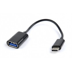 Gembird AB-OTG-CMAF2-01 USB Tipo C USB Type-A Negro adaptador de cable