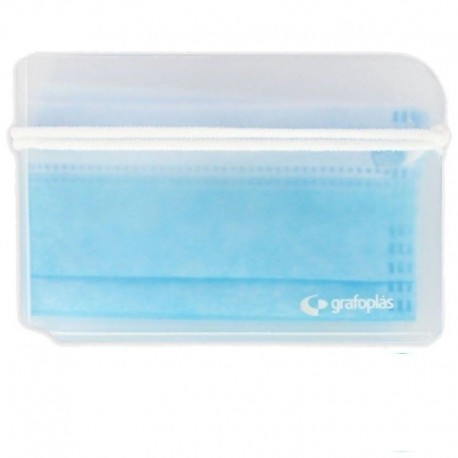 PORTAMASK GRAFOPLAS 85000900 NATURAL - FUNDA DE PP PARA GUARDAR TU MASCARILLA DE FORMA SEGURA