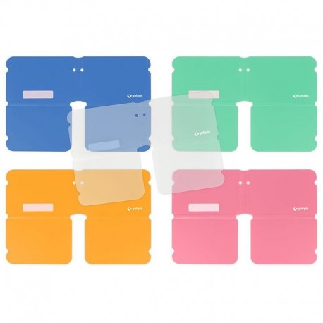 PACK DE 5 UNIDADES PORTAMASK GRAFOPLAS 85002099 - FUNDA DE PP PARA GUARDAR TU MASCARILLA DE FORMA SEGURA - COLORES SURTIDOS