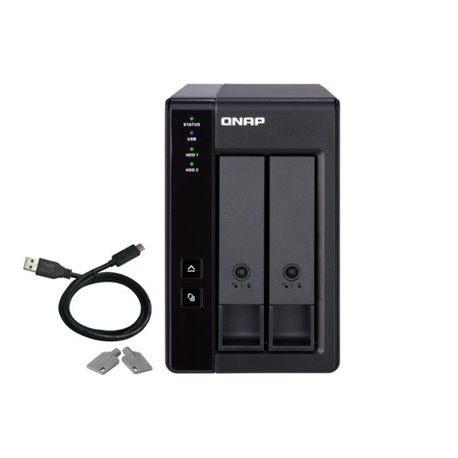 DAS QNAP TR-002/ 2 Bahías 3.5'- 2.5'/ Formato Torre