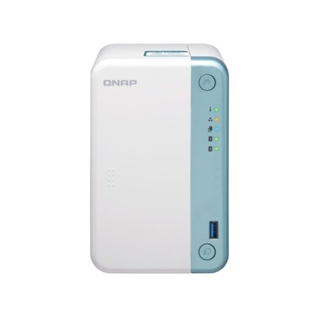 NAS QNAP TS-251D/ 2 Bahías 3.5'- 2.5'/ 2GB DDR4/ Formato Torre