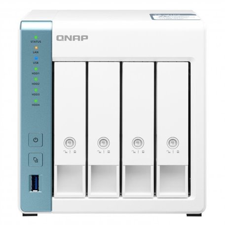 NAS QNAP TS-431P3-2G/ 4 Bahías 3.5'- 2.5'/ 2GB DDR3/ Formato Torre
