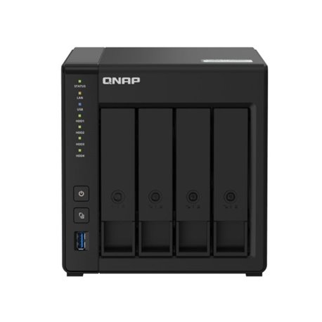 NAS QNAP TS-451D2/ 4 Bahías 3.5'- 2.5'/ 2GB DDR4/ Formato Torre