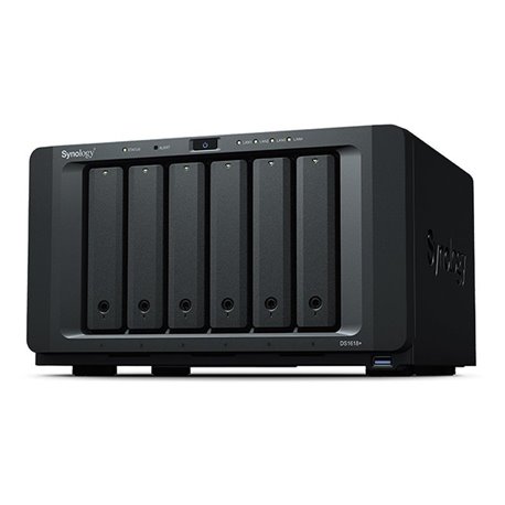 NAS Synology Diskstation DS1618+/ 6 Bahías 3.5'- 2.5'/ 4GB DDR4/ Formato Torre