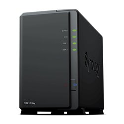 NAS Synology Diskstation DS218PLAY/ 2 Bahías 3.5'- 2.5'/ 1GB DDR4/ Formato Torre