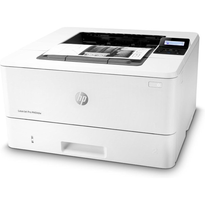 Impresora Láser Monocromo HP Láserjet Pro M404DW Wifi/ Dúplex/ Blanca